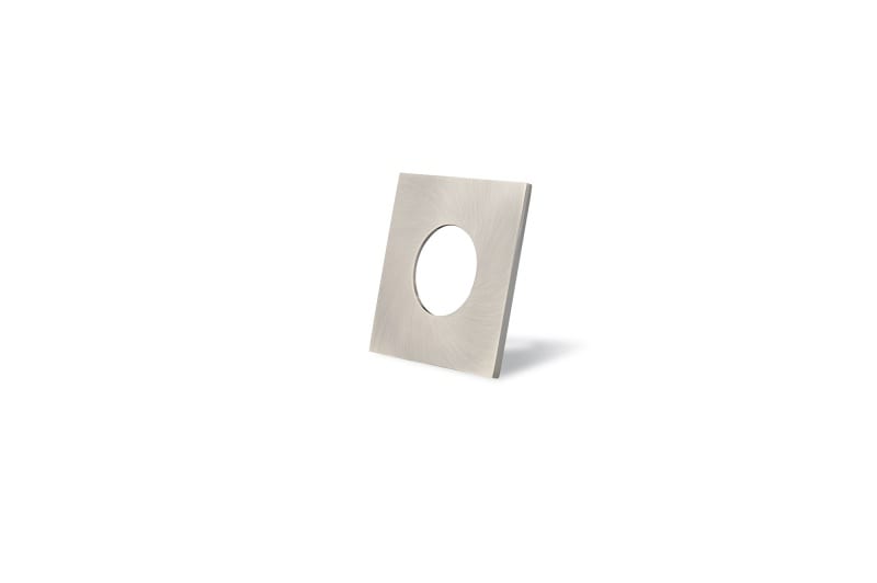 DOTLUX - Zierring für MULTI und MULTIsun eckig nickel satiniert