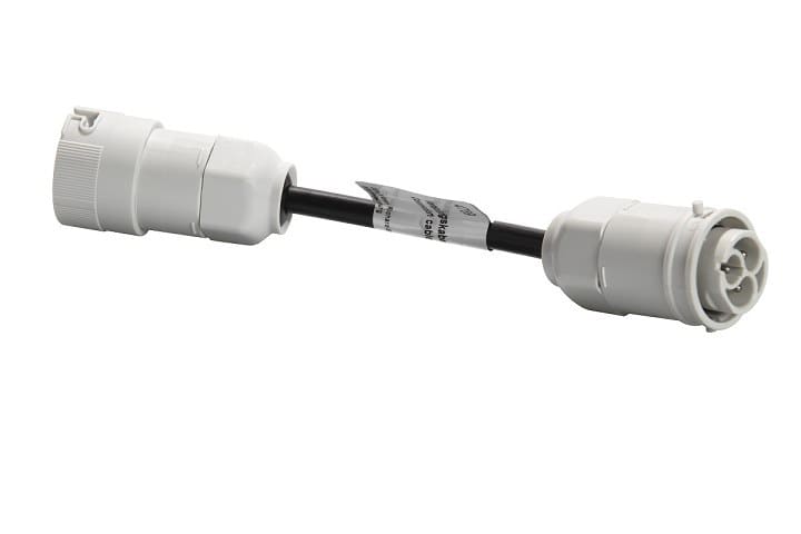 DOTLUX - Verbindungskabel HIGHFORCE 3-polig 3x1,5mm² Stecker/Buchse 0,2m