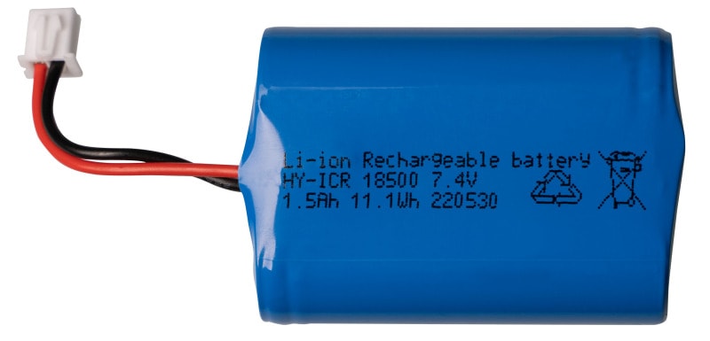 DOTLUX - Ersatzakku für LED-Solar-Leuchten FLASHwall und FLASHground, 7,4V DC 2200mAh Li-Ion