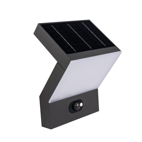 DOTLUX - LED-Solar-Wandleuchte FLASHwall mit Sensor 3,5W 3000K