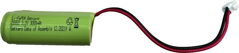 DOTLUX - Ersatzakku für LED-Notleuchte EXIT (Artikel 5389) Li-FePO4 3,2V 3000mAh
