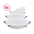 DOTLUX - LED-Downlight CIRCLEflat 6W 4000K  inkl. Treiber Set 5 Stück