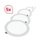 DOTLUX - LED-Downlight CIRCLEflat 6W 3000K inkl. Treiber Set 5 Stück