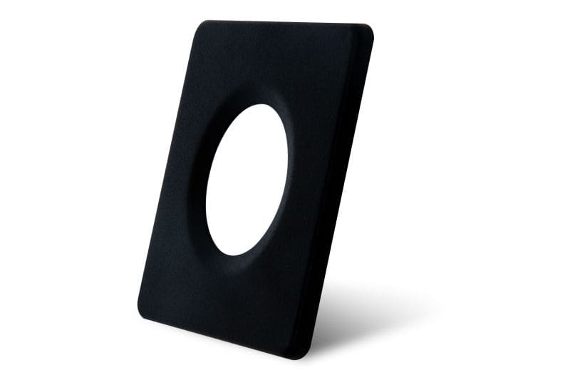 DOTLUX - Zierring für MULTISCREW eckig schwarz matt