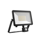 DOTLUX - LED-Strahler FLOORslim-sensor 50W 4000K schwarz mit Bewegungsmelder PIR
