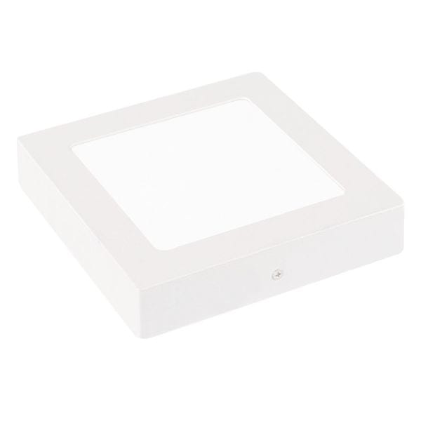 DOTLUX - LED-Panel TOPsquare 225x225mm 18W 3000K  mit Aufbaurahmen quadratisch