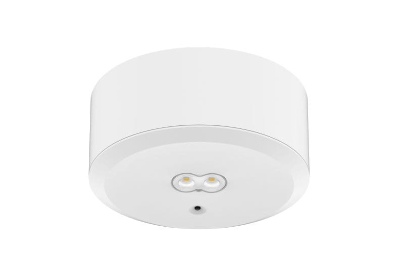 DOTLUX - LED-Sicherheitsleuchte EXITtop mit Selbsttest inkl. 2 austauschbaren Linsen weiß 3h
