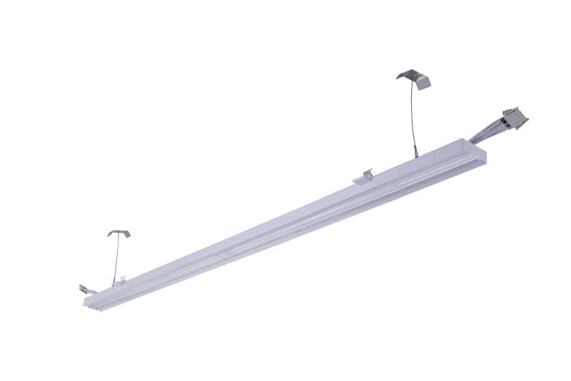 DOTLUX - LED-Leuchteneinsatz LINEAlock 1437mm 25-75W 4000K dimmbar 1-10V 90*110° mit Notlichtbaustein