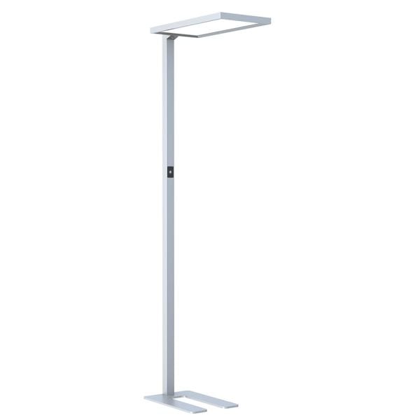 DOTLUX - LED-Stehleuchte ROOFbutler 80W 4000K dimmbar silber