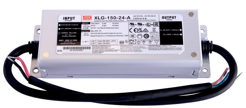 DOTLUX - LED-Netzteil CV & CC 24V DC 150W 3.2-6.25A IP67