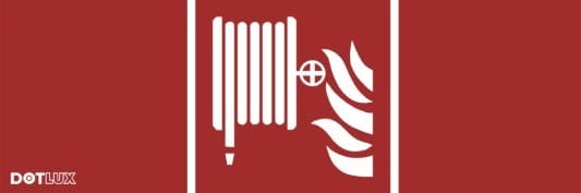 DOTLUX - Piktogramm Schlauch (1Stück) für LED-Notleuchte EXITflat (Artikel 5406)