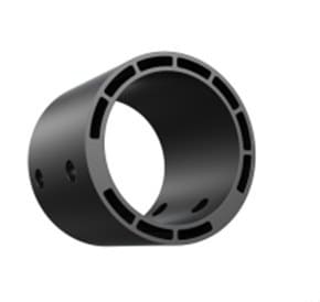 DOTLUX - Mastreduzier-Adapter für LED-Strassenleuchte PLAZA 100W (5155-030155) von 76mm auf 60mm