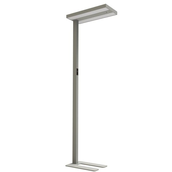 DOTLUX - LED-Stehleuchte ASSISTsensor 60W 8750lm 4000K silber 5500lm up / 3250lm down