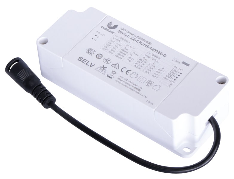 DOTLUX - LED-Netzteil CC für QUICK-FIXadapt max. 26W 450-600mA 30-42V dimmbar 1-10V