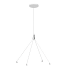 DOTLUX - Pendelset Seil mit Deckenbaldachin 1,5m  für Ø600 LED-Leuchte GALAXO