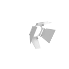 DOTLUX - LED-SLIMtrack Torblende weiss