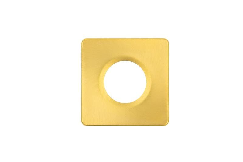 DOTLUX - Zierring für MULTISCREW eckig gold gebürstet