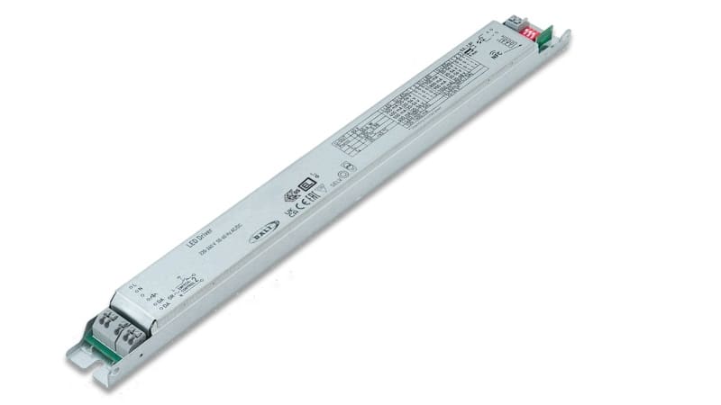DOTLUX - LED-Netzteil CC für QUICK-FIXdc 2-50W 100-1400mA 20-54V DALI dimmbar NFC linear einstellbarer Strom 350mA-1050mA per Dip-Schalter