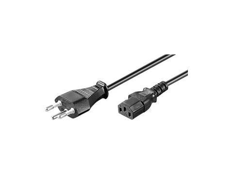 DOTLUX - Netzkabel 1,8m schwarz mit Schweiz-Stecker
