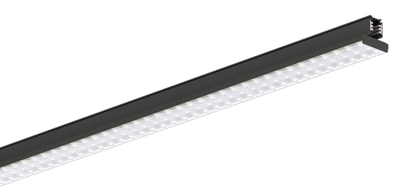 DOTLUX - LED-Leuchteneinsatz LINEAtrack 1500mm 39-63W 3000K schwarz 90°
