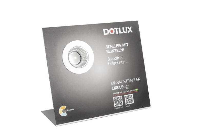 DOTLUX - L-Aufsteller CIRCLEugr