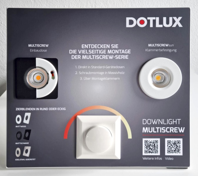 DOTLUX - L-Aufsteller MULTISCREW deutsch