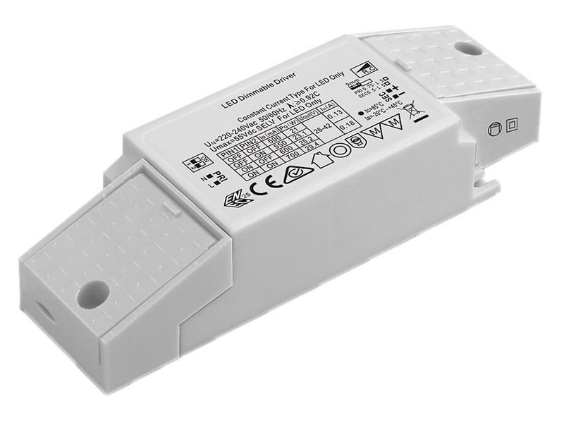 DOTLUX - LED-Netzteil QUICK-FIXadapt CC 13-30W 500-700mA 26-42V dimmbar Phasenab/-anschnitt
