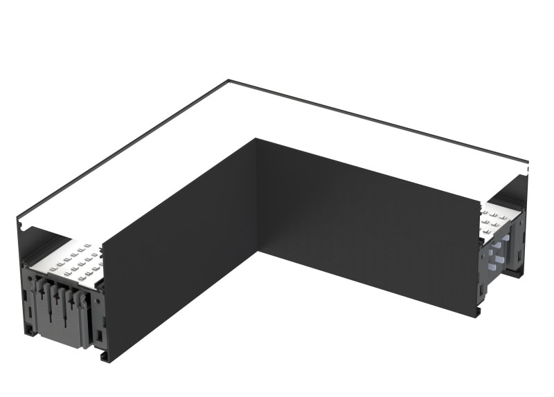 DOTLUX - DOTLUX CONNECT Lineare LED-Leuchte Ecke Links 12W 4000K DALI