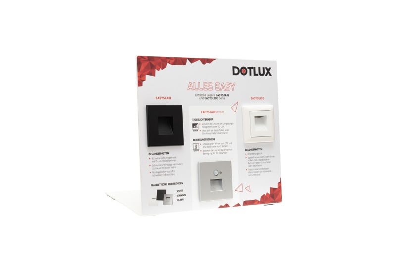 DOTLUX - DOTLUX L-Aufsteller EASYSTAIR deutsch