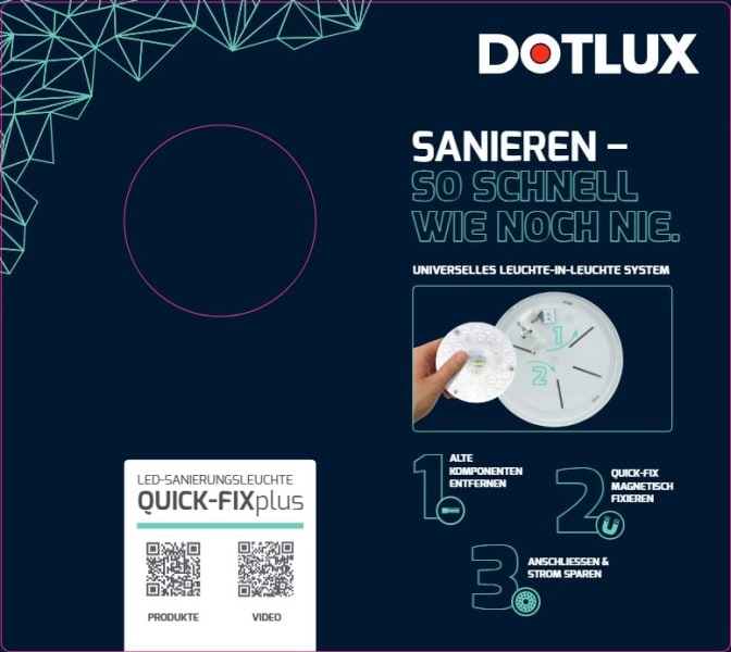 DOTLUX - DOTLUX L-Aufsteller QUICK-FIXplus