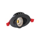DOTLUX - DOTLUX LED-Downlight HEATspin 7W 2700/3000/4000K Schwarz COLORselect inkl. Netzteil
