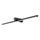 DOTLUX - DOTLUX LED-Spiegelleuchte SKYLAR 9,5W 3000K schwarz