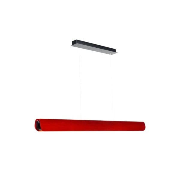 DOTLUX - DOTLUX LED-Pendelleuchte RIVO 48W 4000K Rot