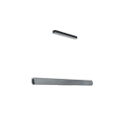 DOTLUX - DOTLUX LED-Pendelleuchte RIVO 48W 4000K Silber