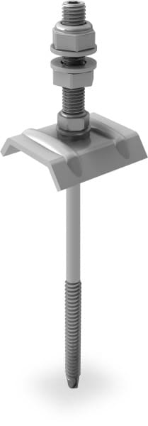K2 SYSTEMS - Solarbefestiger M8x155/50, vorm. für Stahl mit Kalotte