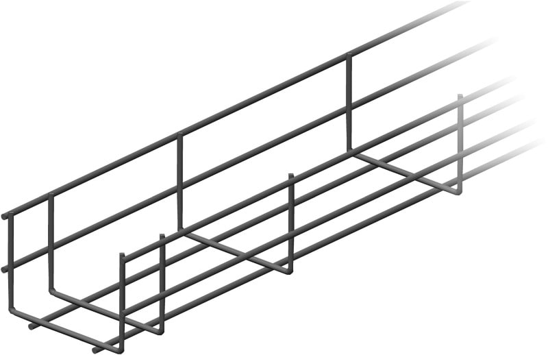 K2 SYSTEMS - Flachdach Kabelführung Performa Mesh Tray 70x100x3000
