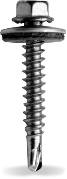 K2 SYSTEMS - Selbstbohrende Sechskantblechschraube mit Dichtscheibe 6x75