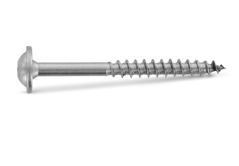 K2 SYSTEMS - Selbstbohrende Holzbauschraube mit Tellerkopf 8x120, Teilgew