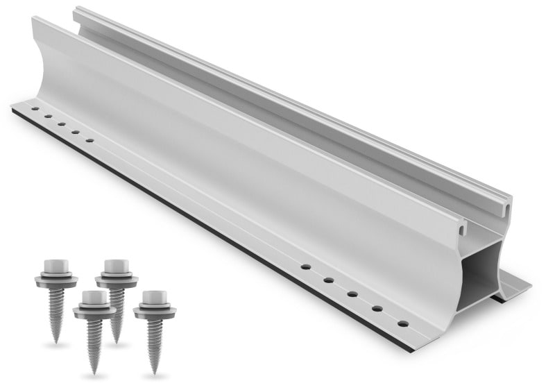 K2 SYSTEMS - Kurzschiene MiniRail 60 Set inkl. Schrauben