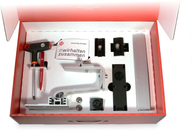 K2 SYSTEMS - Musterbox SingleRail-System