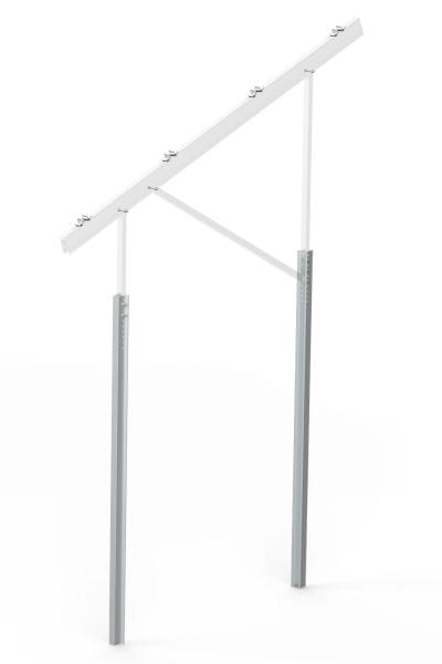 K2 SYSTEMS - N-Rack Kit für die Anbindung an Rammfundamente