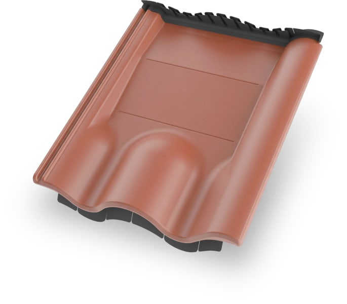 K2 SYSTEMS - K2 4-Tile Metallersatzziegel, rot