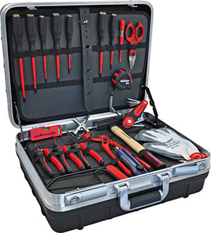INTERCABLE - Hartschalenkoffer '' New Professional'' bestückt