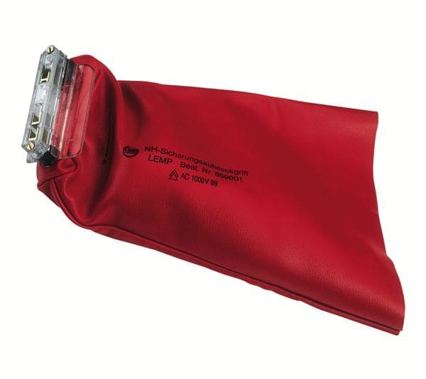 INTERCABLE - Sicherungs-Aufsteckgriff m.Lederstulpe