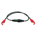 INTERCABLE - Verbindungskabel mit 2 Perforationsklemmen und Schraubsicherungshalter