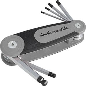 INTERCABLE - Set Sechskant - Kugelkopf Klapphalter
