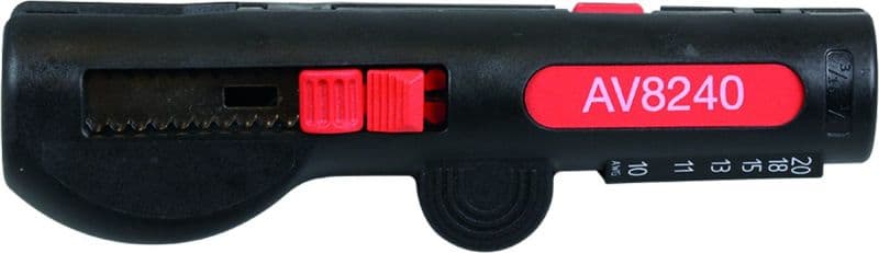 INTERCABLE - Quadro-Entmanteler für Ø8-13mm, 0,5-6 mm² mit Hakenklinge