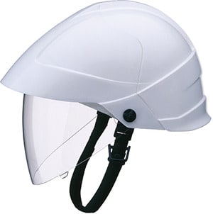 INTERCABLE - Helme mit Schutzvisier weiss