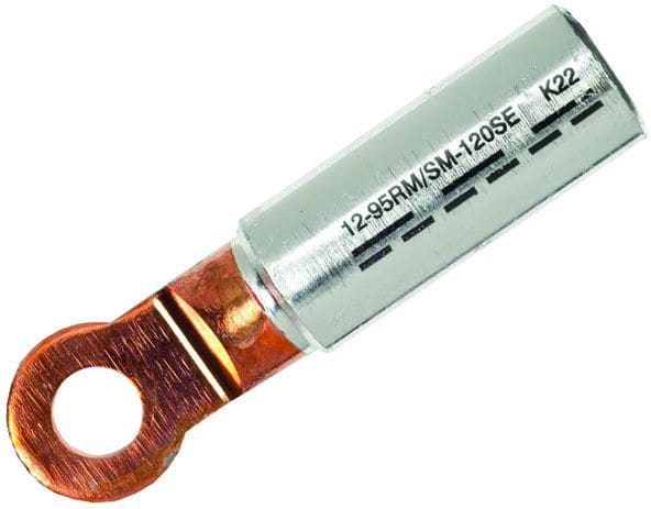 INTERCABLE - Al/Cu Presskabelschuh 50mm² rm/sm 70mm² se M10 bk