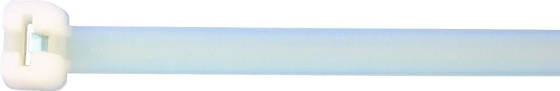 INTERCABLE - Kabelbinder 140 x 3,5 mm, natur, Stahlzunge, DIN EN 50146/2000